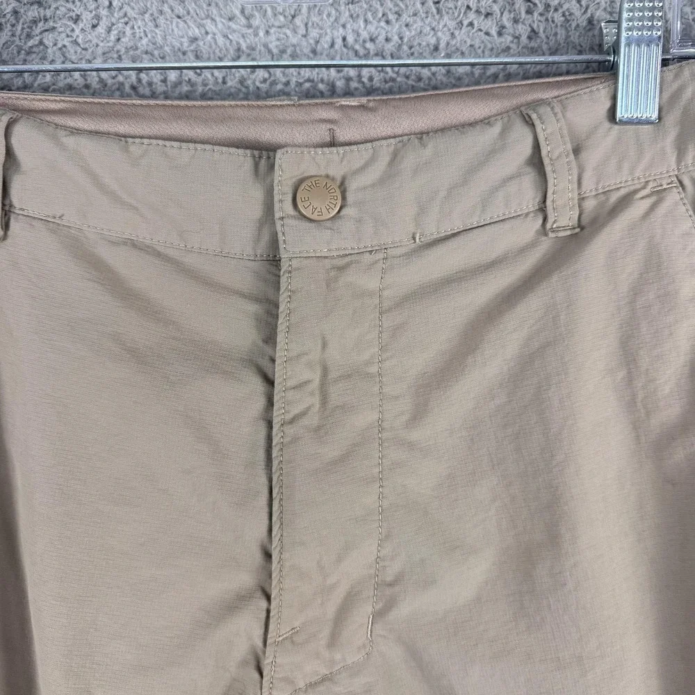North Face Shorts Mens Large Nylon Hiking Outdoor Zip Cargo‎ Pockets Lightweight
